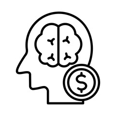 Financial Thinking Icon