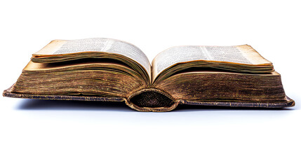 Antique Book: Open Pages of History and Knowledge