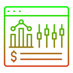 Stock market Icon
