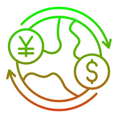 Global currency Icon