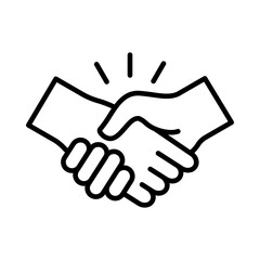 Fototapeta premium Handshake Icon