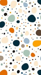 Fototapeta premium Abstract Colorful Polka Dot Pattern