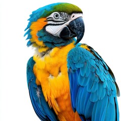 Fototapeta premium Vibrant Parrot in Nature