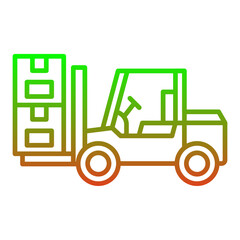Fork truck Icon