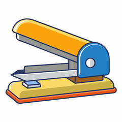 stapler isolated on white