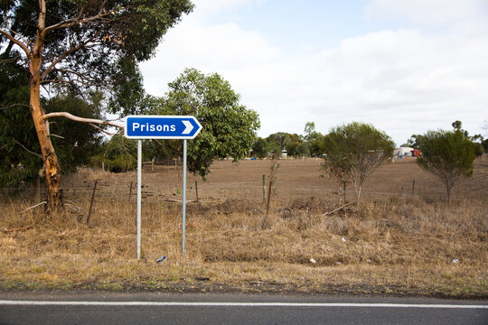 prisons sign