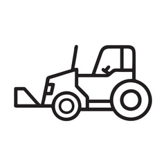 tractor vector icon