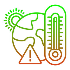 Global warming Icon