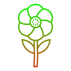 Obraz premium Flower Icon