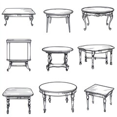 Antique Table Collection
