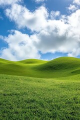 Fototapeta premium Hills under blue sky