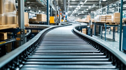 Automated Conveyor Belts for Efficient Goods Movement in Modern Industry