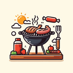 bbq, barbecue, food, grill, party, cooking, meat, picnic, summer, grilling, cook, grilled, meal, hot, beef, backyard, background, delicious, cookout, barbeque, fire, outdoor, roasted, tasty, home, por
