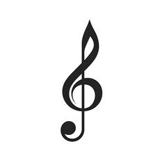 Obraz premium Music notation sign elegant style high resolution picture
