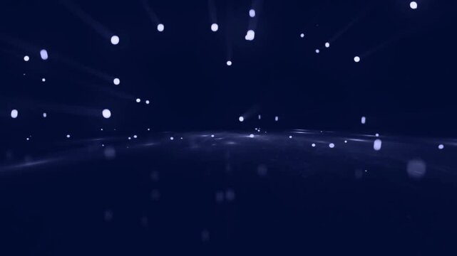 Futuristic Glittering Luxury Silver Sparkling Shining Flare Stars Dust Glitter Particles Background. For Oscar Award Ceremony Event