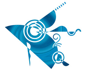 抽象：涙が滲む。