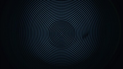 Obraz premium A mesmerizing spiral pattern of concentric circles in varying shades of blue.