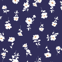 Abstract floral pattern perfect for textile design,