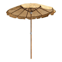 Beach umbrella isolated on tranparent background