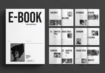 Ebook Template Design Layout