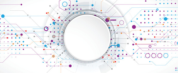 Cyber security circuit technology background