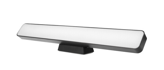 One modern LED lamp isolated on white