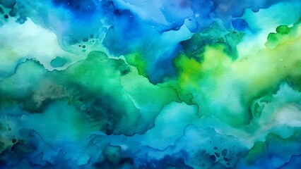 abstract watercolor blue background