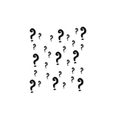 question mark pattern background