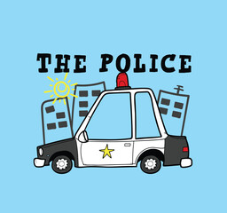 police car