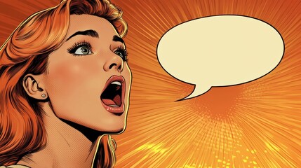 Exciting comic action dynamic expression creative illustration vibrant colors pop art environment