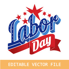 labor day vector design