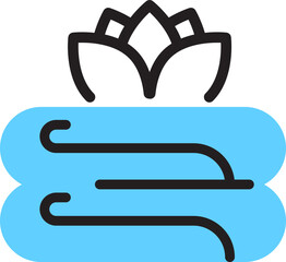 Spa symbol line icon