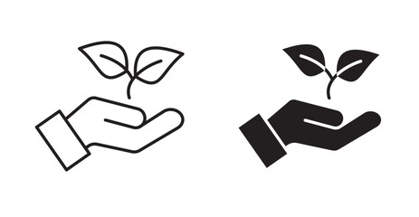 Obraz premium eco-friendly icon