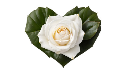 rose isolated on white