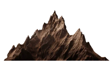 moutain isolated on white. © Tidarat