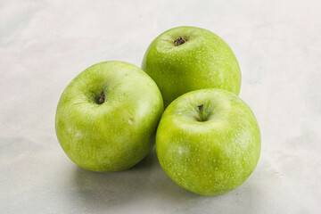 Sweet and juicy green apple