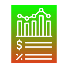 Financial report Icon