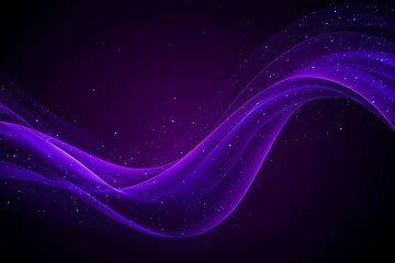 Purple Wave Abstract Background.