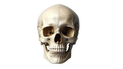 Realistic Human Skull Model for Educational and Artistic Use