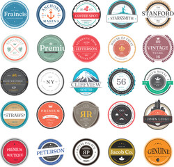 Obraz premium set of badges and labels