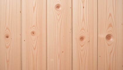 Fototapeta premium Light Peach Wood Texture Smooth Planks, Subtle Knots, Natural Background