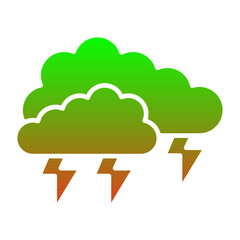 Cloud thunder Icon
