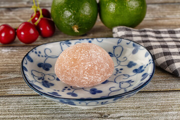 Japanese rice dessert mochi cake