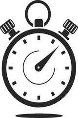 Stopwatch simple icon. Vector illustration