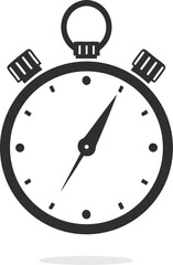 Stopwatch simple icon. Vector illustration