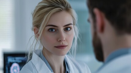 Focused Medical Professional Engaging in Patient Consultation