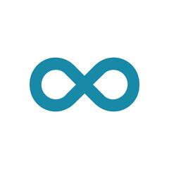 Abstract infinity symbol