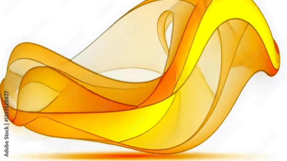 Poster dynamic abstract modern yellow lines create a vibrant background generative ai