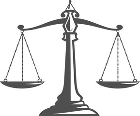 Scales icon. Stock vector