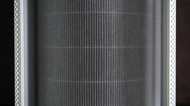 open air purifier filter cover for check dirty dust with people hand thumbs up to new clean by allergy and change replace for protect PM 2.5 and virus bacteria covid-19 with allergies at home by slow
